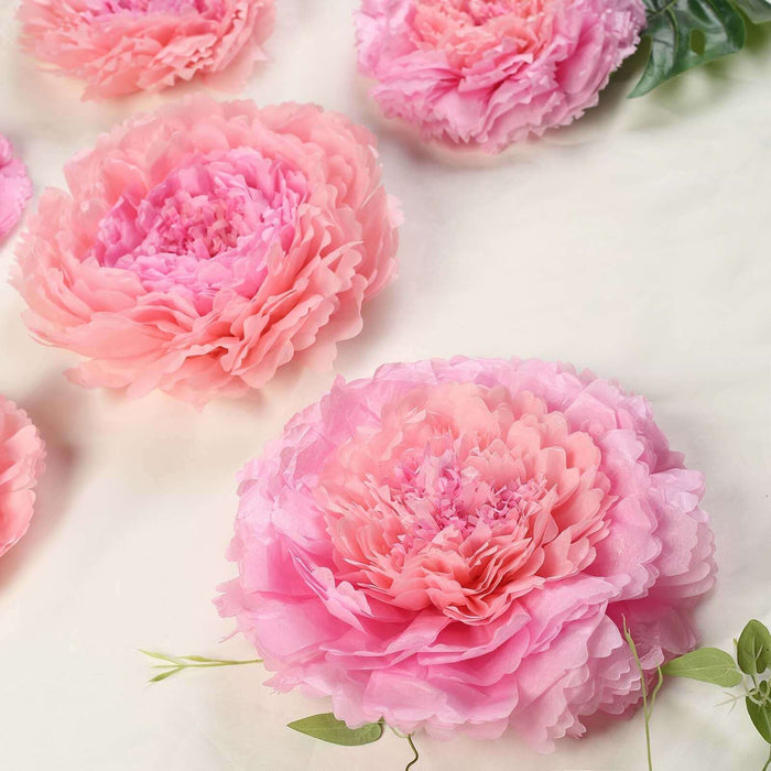 Pink peony flowers arranged artistically on a soft background.