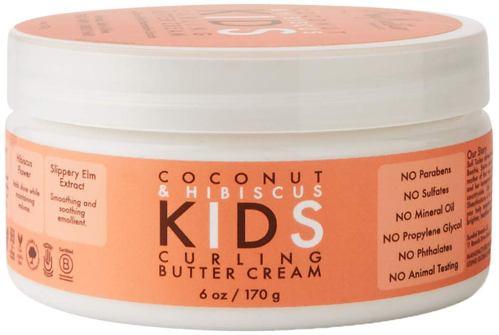 SHEA MOISTRE Coconut & Hibiscus Kids Curling Butter Cream كريم زبدي لشعر الاطفال الكيرلي من شيا مويستر