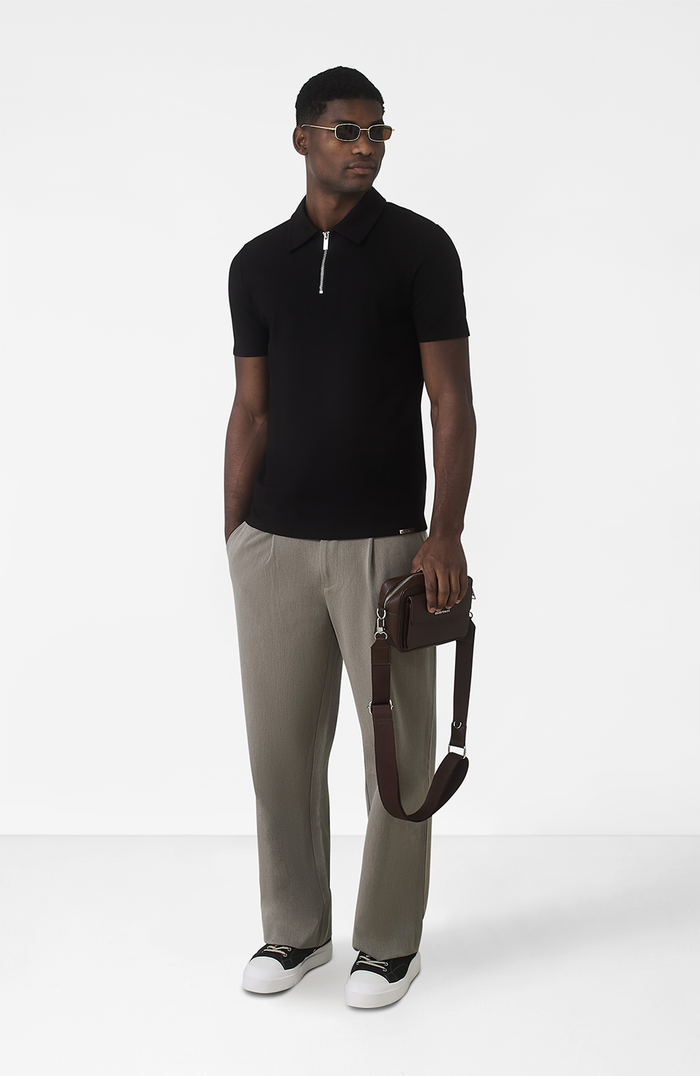 Model is 6'2 with size M chest, wearing a size M