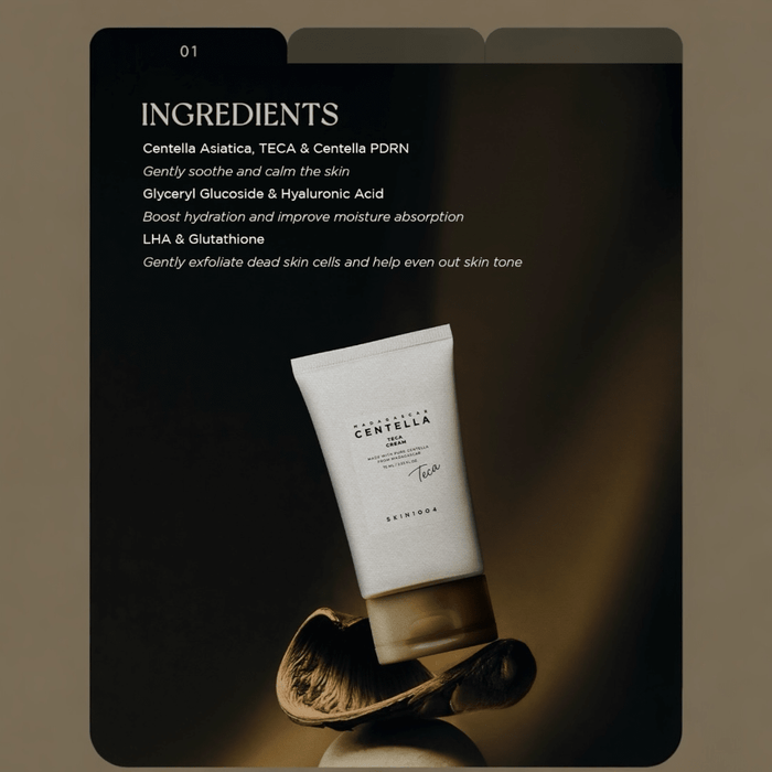 SKIN1004 Madagascar Centella TECA Cream 75ml SKIN1004 كريم مدغشقر كينتيللا تيكا - Princess Cosmetics Qatar