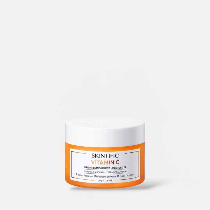 Skintific Vitamin C Brightening Boost Moisturizer 30g مرطب سكينتيفيك بفيتامين سي لتفتيح البشرة - Princess Cosmetics Qatar
