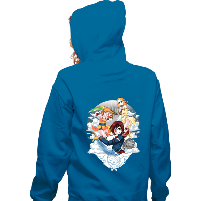 Zippered Hoodies, Unisex / Small / Royal Blue