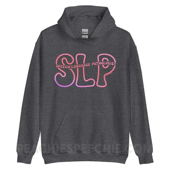 SLP Passthrough Classic Hoodie - Dark Heather / S - peachiespeechie.com