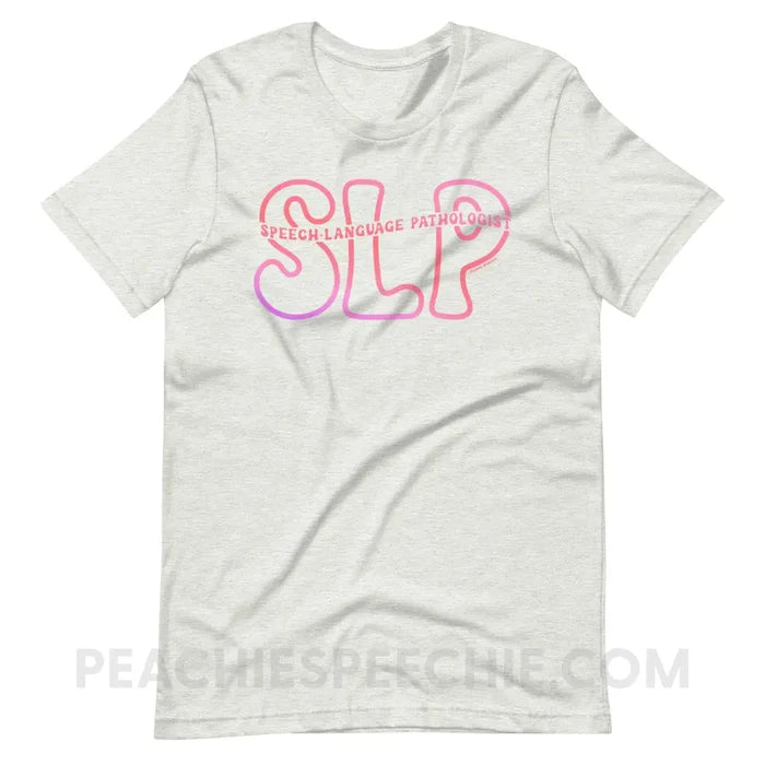 SLP Passthrough Premium Soft Tee - Ash / S - peachiespeechie.com
