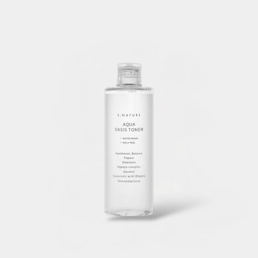 S.Nature Aqua Oasis Toner 300ml تونر أكوا أواسيس من إس. نيتشر - Princess Cosmetics Qatar