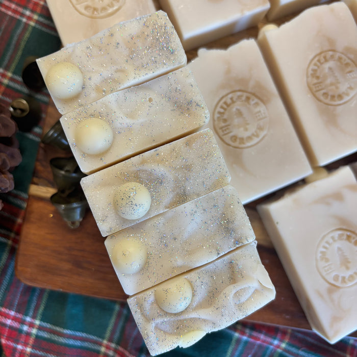 Snowball soap bar
