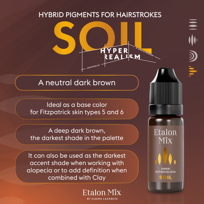Soil - Hyperrealistic Brow Set by Anna Kutsevolova & Etalon Mix