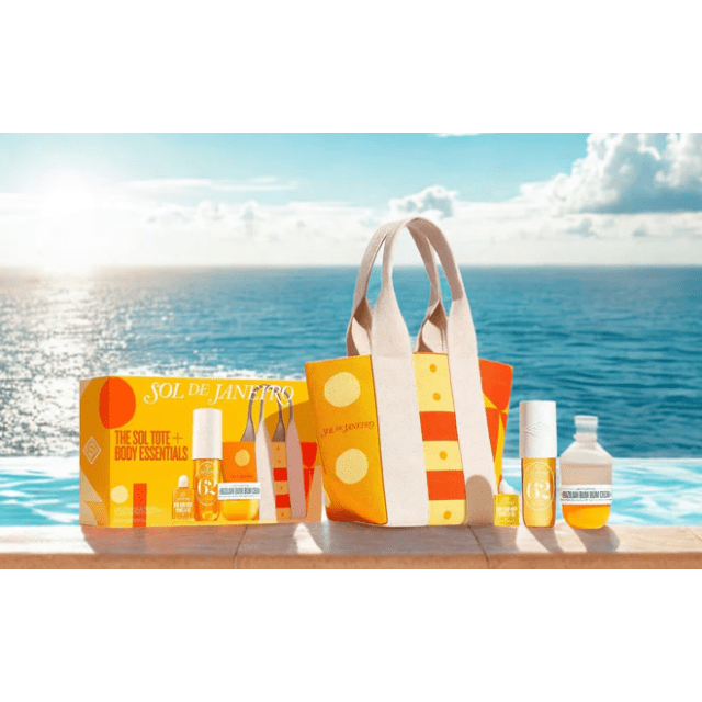 SOL DE JANEIRO the sol tote + body essentials