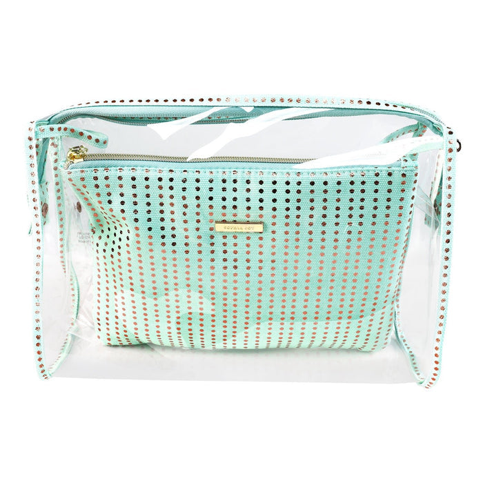Sophia Joy Green Clutch Set 2pcs - ikatehouse