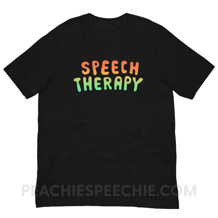 Speech Life Stuff - Special Edition Premium Soft Tee - Black / XS - T-Shirt - peachiespeechie.com