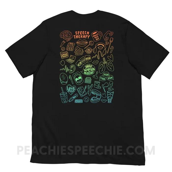 Speech Life Stuff - Special Edition Premium Soft Tee - T-Shirt - peachiespeechie.com
