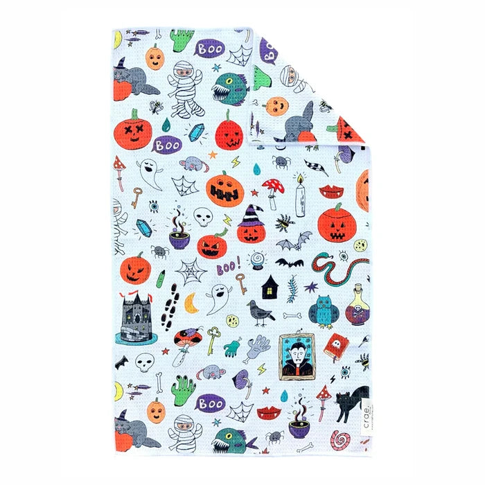 Spooky Doodles Double Sided Crae Towel