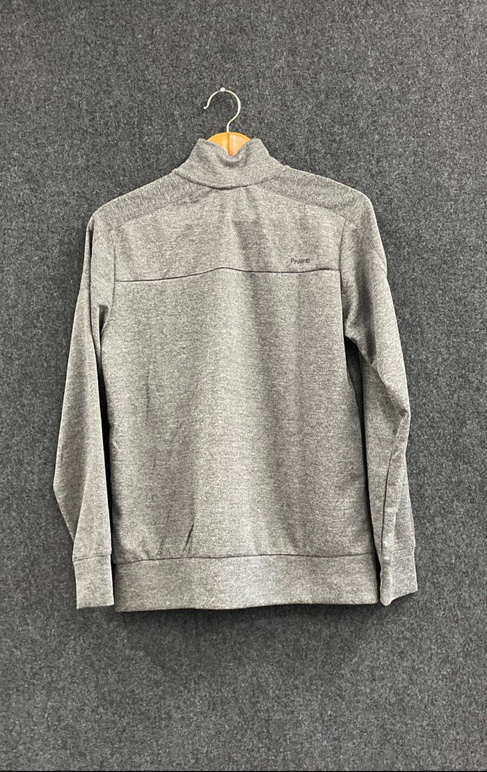 Spyder Men's Gray Full Zip ProWeb Performance Active Fleece Jacket Sz M