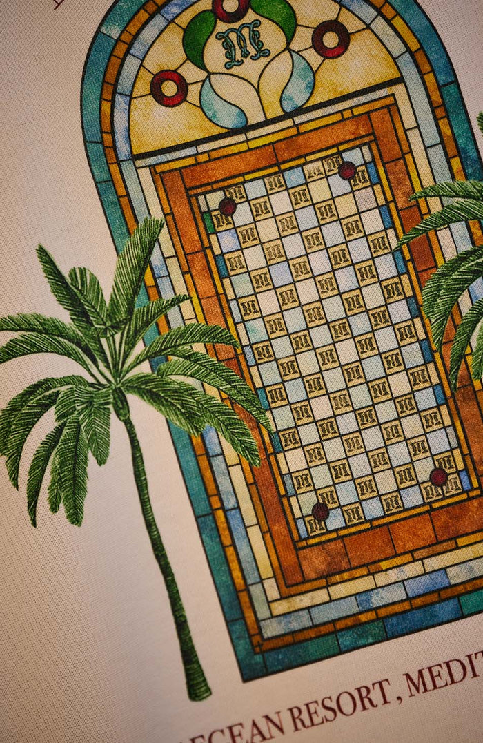 Stained Glass Graphic T-Shirt in Ivory