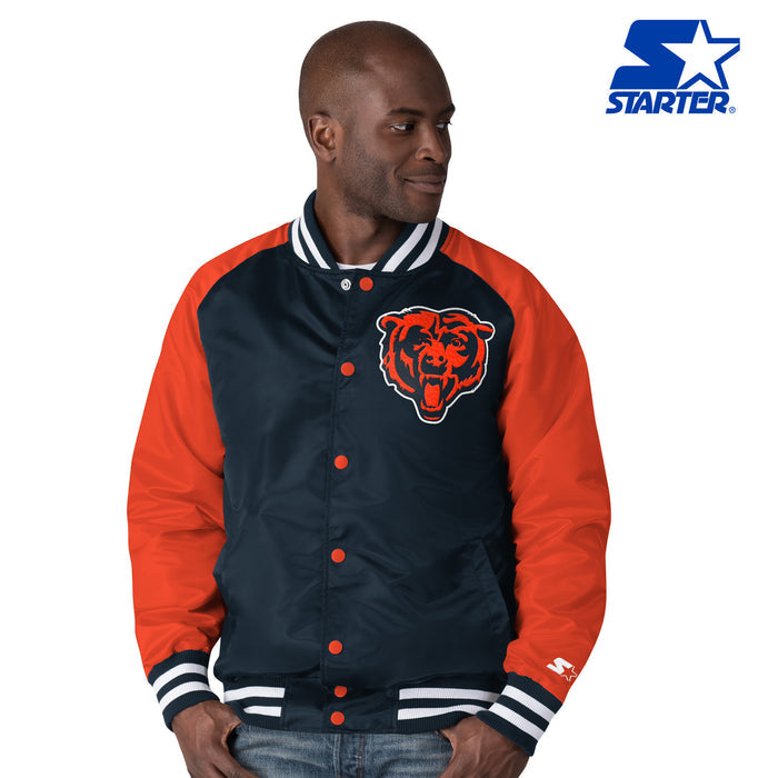 Starter Bears Colorbloack Satin Jacket