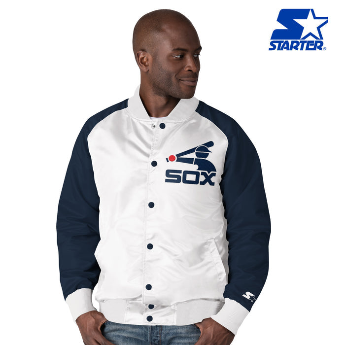 Starter White Sox 1983 Cooperstown Colorbloack Satin Jacket