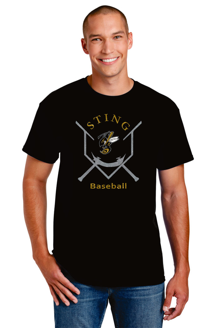 Sting Base Tee- matte or glitter- 4 colors