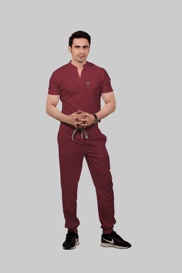 Stretchable (2Way) Men Maroon Jogger