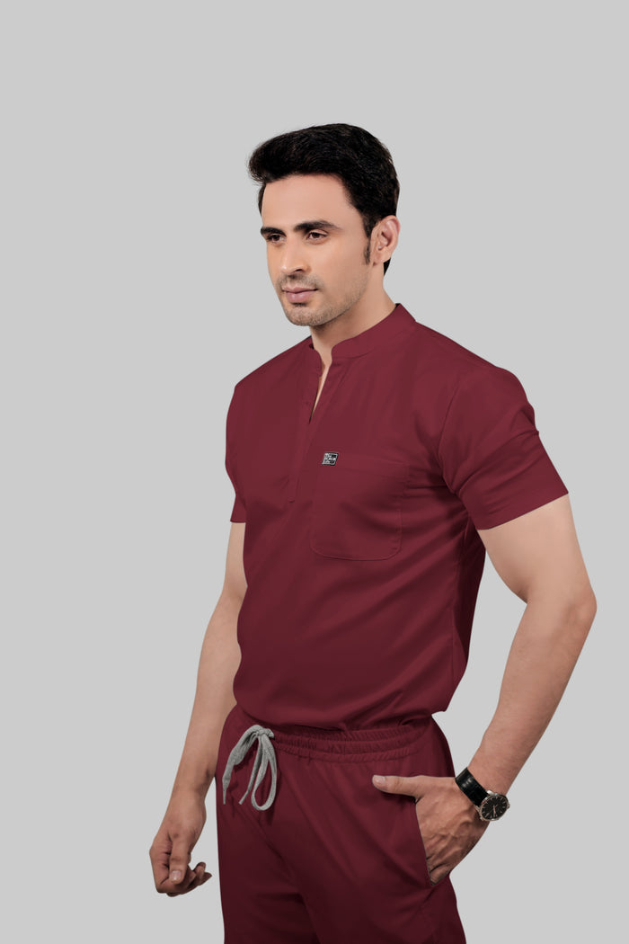 Stretchable (2Way) Men Maroon Jogger