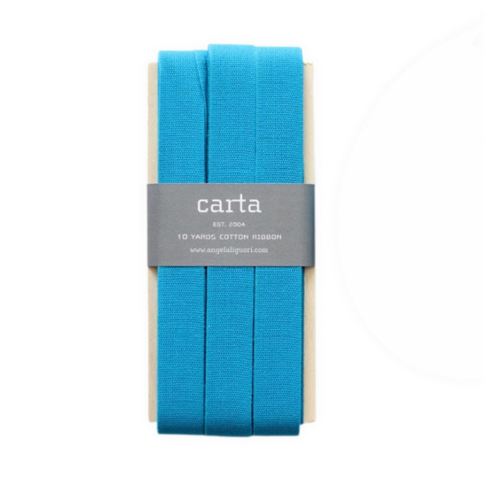 Studio Carta Tight Weave Cotton Ribbon - Peacock
