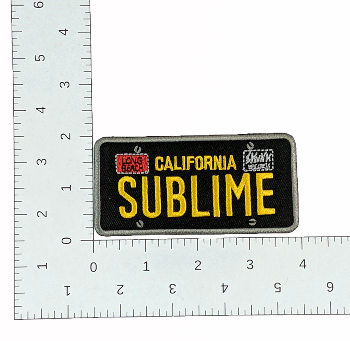 SUBLIME (License Plate) Patch