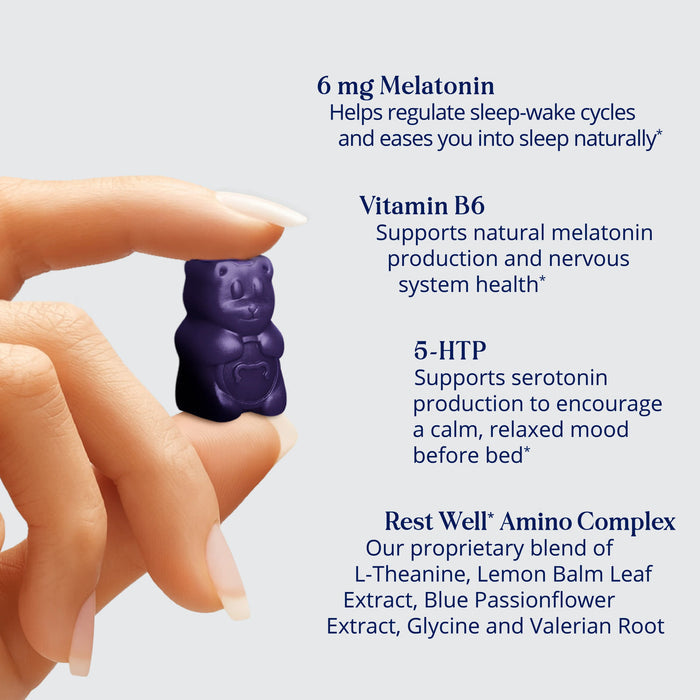 SUGARBEARPRO Sleep 5-HTP Amino 62 Gummies فيتامينات النوم من شوكر بير