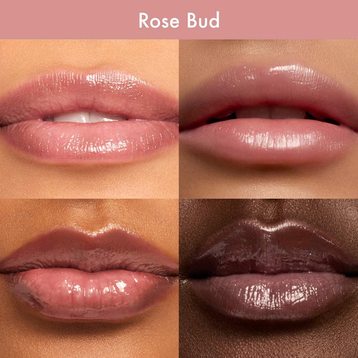 Summer Fridays Dream Lip Oil in multiple shades, featuring a sleek applicator and glossy finish for hydrating, natural-looking lips.