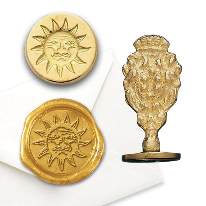 Sun Motif Wax Stamp