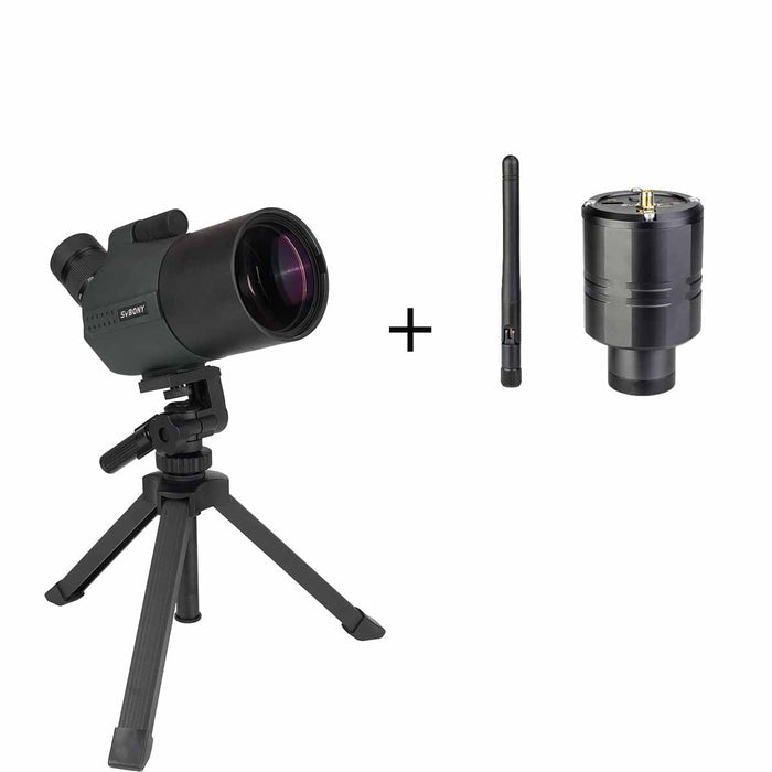 SVBONY Pro 84x80 Mak Spotting Scope with Tabletop Tripod Svbony