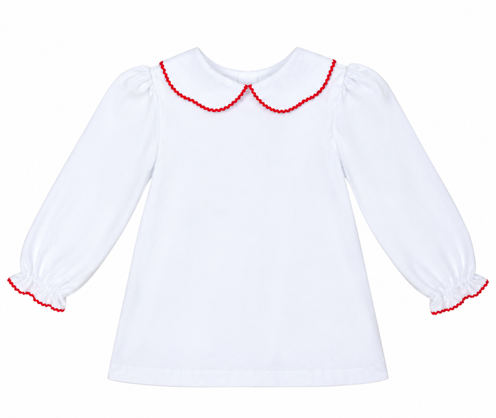 Tammy Blouse w/ Red Bows