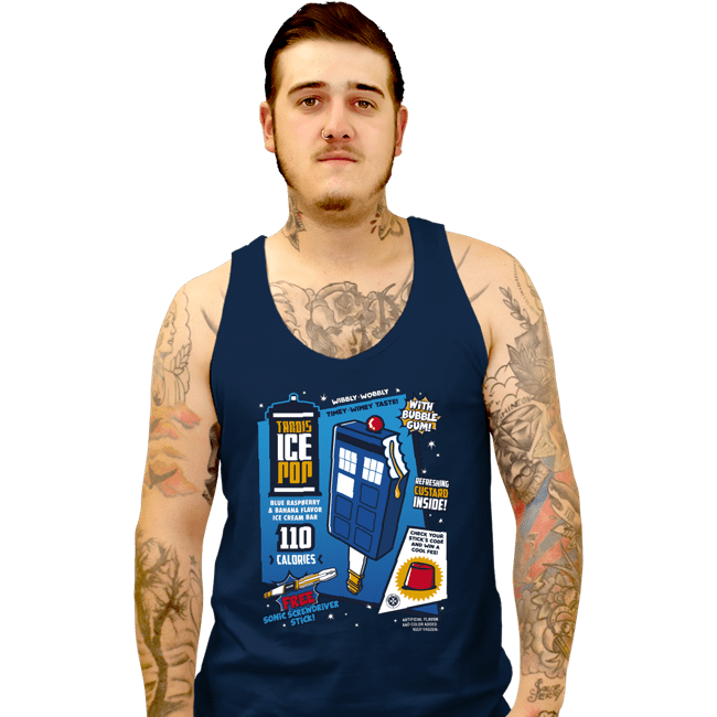 Tank Top, Unisex / Small / Navy