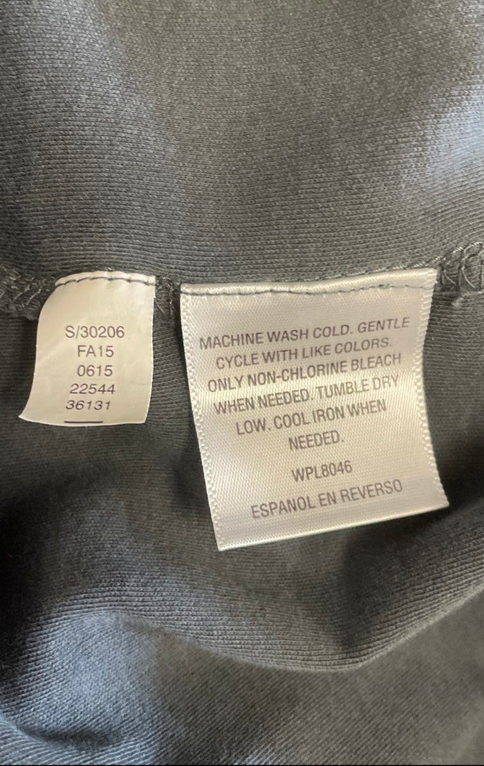 Tasso Elba Men's Gray Cotton Long Sleeve Polo Shirt Sz XXL