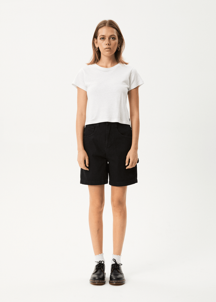 Afends Emilie Denim Workwear Short