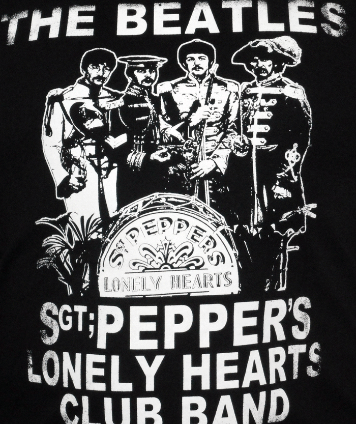 THE BEATLES (Sgt Pepper Crackle) Men's T-Shirt