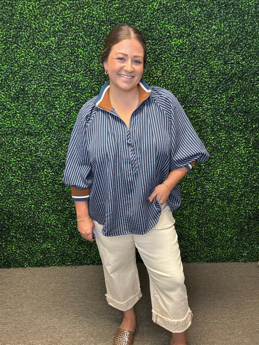 The Coastal Striped Top