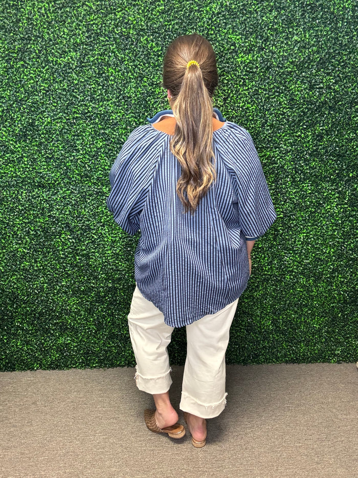 The Coastal Striped Top
