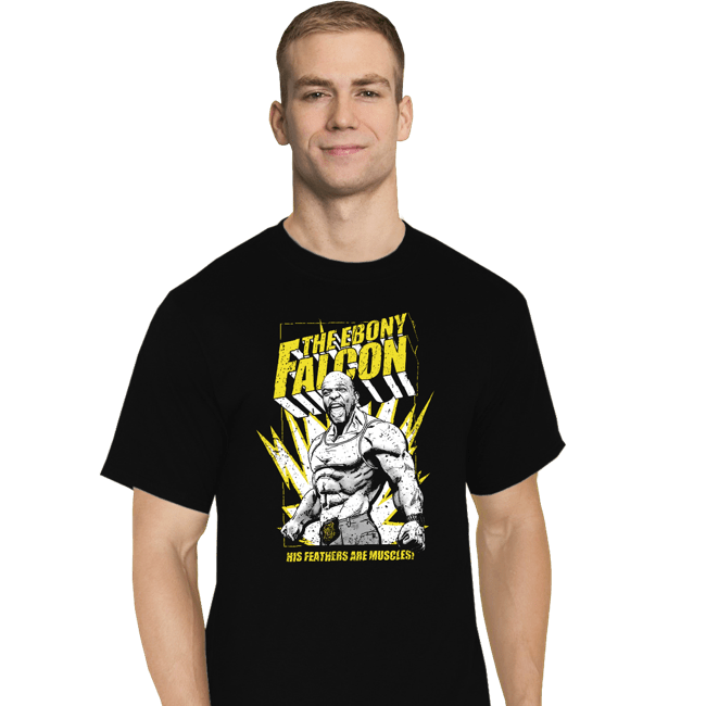 Secret_Shirts T-Shirts, Tall / Large / Black The Ebony Falcon