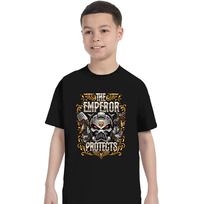 Shirts T-Shirts, Youth / XS / Black The Emperor Protects