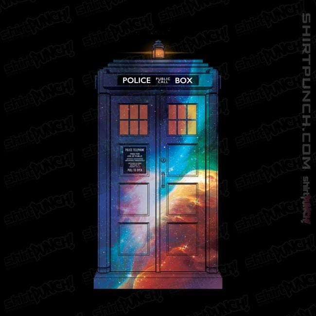 Secret_Shirts Magnets / 3"x3" / Black The Police Box