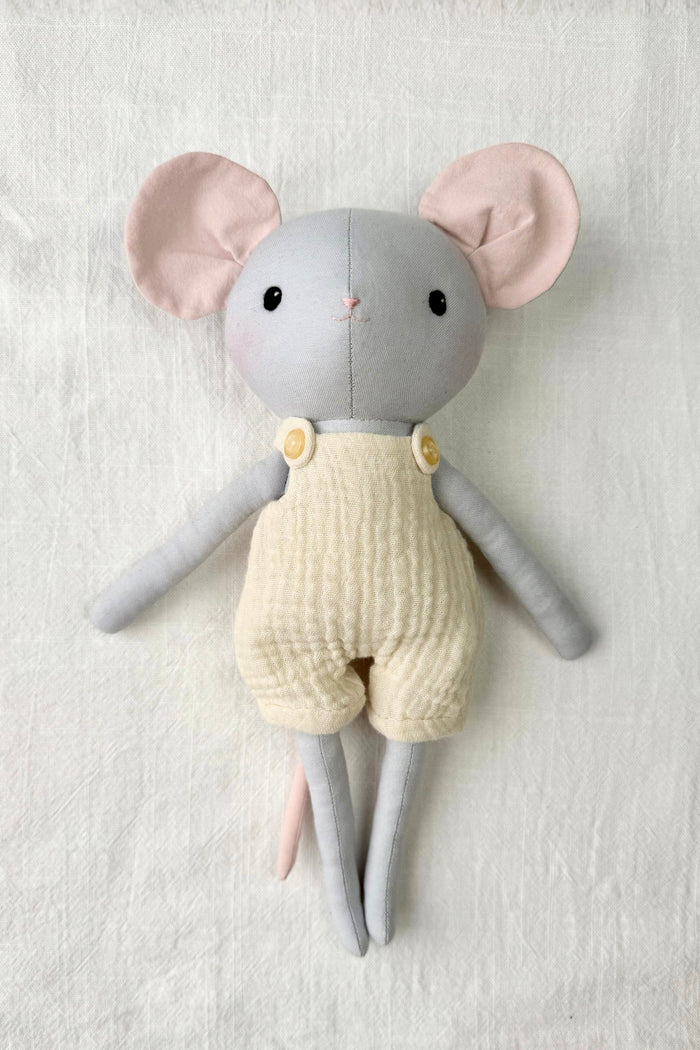 Theo the Mouse - Ivory Shortalls