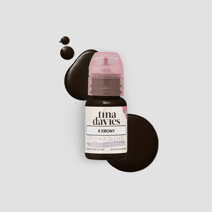 Tina Davies Ebony PMU Pigment Set - 7 Vegan & Cruelty-Free Shades for All Skin Types - SD Cosmetics Care