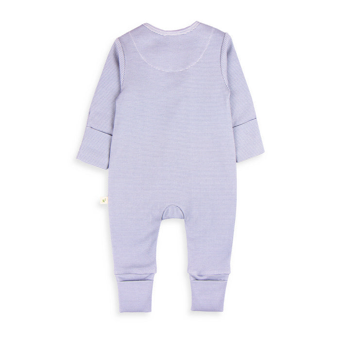 Tiny Twig Zipsuit - Indigo Stripes