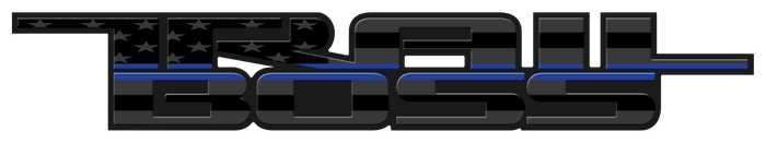 Trail Boss Flags version Vinyl Decal for Truck Bed Fits: GMC Chevrolet Silverado