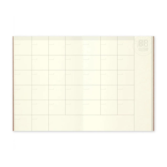 Traveler's Company Passport Monthly Diary Refill (006)