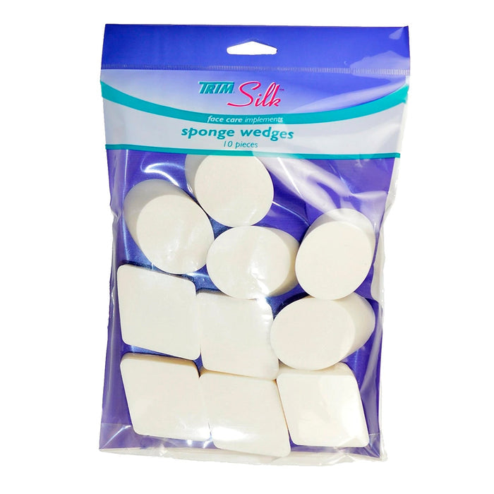 Trim Silk Wedges Sponge 10 Pieces - ikatehouse