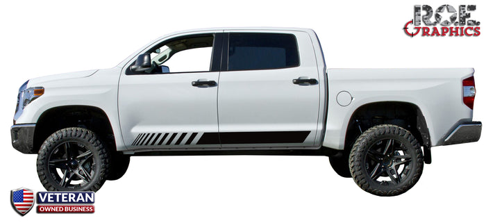 Truck Door stripe Kit Decals Vinyl Stickers Bedside Set: fits Toyota Tundra