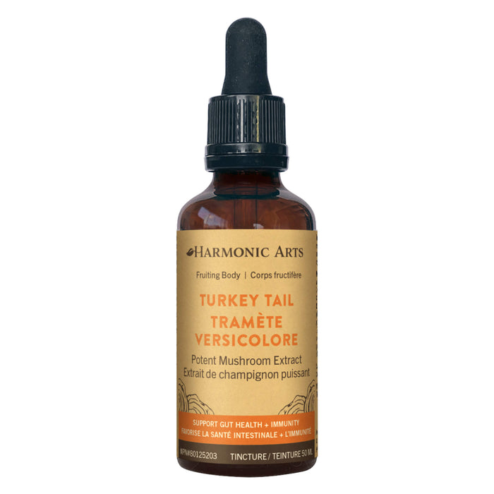 Dropper Bottle of Harmonic Arts Turkey Tail Mushroom Tincture 50ml