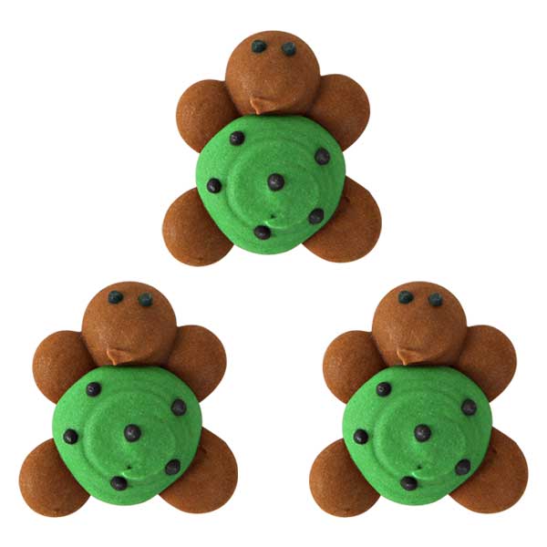 Turtle Royal Icing Decorations (Bulk)