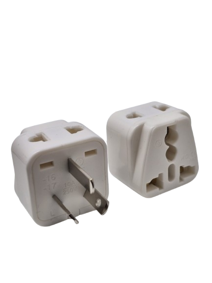 Type I - Ckitze Grounded 2 in 1 Plug Adapter - China, Australia, New Zealand