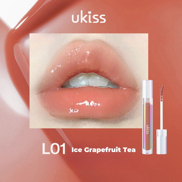 UKISS Cat Eyes Shining Light Moist Mirror Lip Gloss T4346